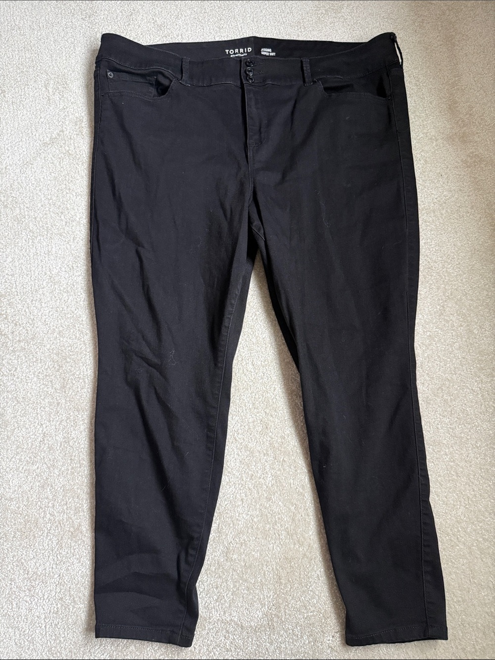 torrid Black Skinny Jeans - Stretch Ponte Fit